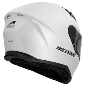 Casco de Motocicleta Integral de Seguridad ABS ASTONE HELMETS Modelo GTO7 GRIS CLARO MATE Forro Interior de Poliéster - Product Image 2