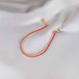 925 Sterling Silver 14K Gold Plated <b>Ruby</b> Luxury Vintage IGI Certified Bangle Elegant Dainty Women's Jewelry Wholesale - Product Image 5