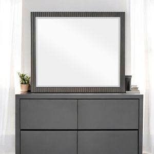 Specchio da parete Clayten con finitura Espresso - Product Image 1