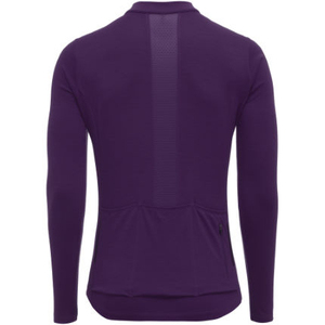 Men's <b>Long</b> <b>Sleeve</b> <b>Cycling</b> <b>Jersey</b> Full Zip Front Dark Gray With Orange Accents Sweat-Wicking Breathable Sport Wear - Product Image 6