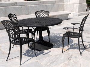 Conjunto de Muebles de Hierro Decorativos Clásicos para Jardín, Patio o Terraza con Trabajo Metálico Artístico y Aspecto Elegante - Product Image 6