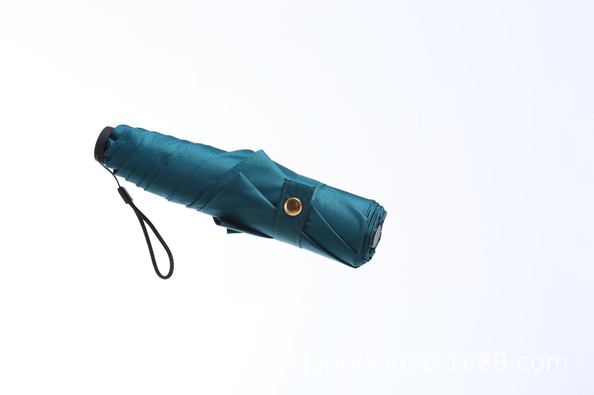 Ultra-light three-fold umbrella-dark green