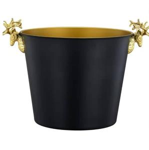 Seau à glace vintage pour champagne, idéal pour le camping et les fêtes en plein air, design simple en fer, grande capacité, très vendu - Product Image 5