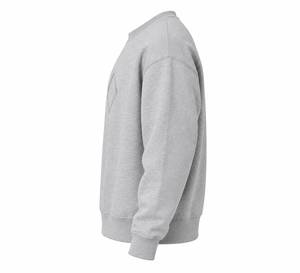 Sweat-shirt à col rond pour homme avec broderie monogramme personnalisée et molleton de coton premium, toucher doux pour un streetwear haut de gamme - Product Image 4