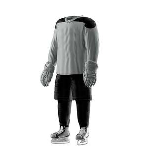 Conjunto de Uniforme Profesional de Hockey sobre Hielo, Resistente, de Lujo, con Costuras Reforzadas, Transpirable, de Secado Rápido, Calidad de Torneo - Product Image 1