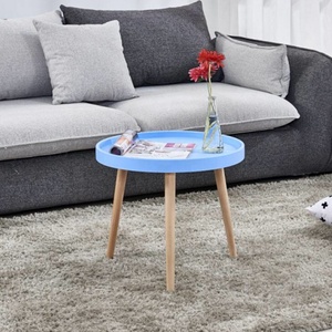 Japanese Style Birch Round Living Room Furniture Center <strong>Table</strong> Three Wood <strong>Legs</strong> <strong>Coffee</strong> <strong>Table</strong> Round Small <strong>Table</strong> Wood <strong>Legs</strong> - Product Image 3