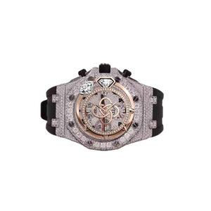 Reloj de Lujo para Hombre con Diamantes de Moissanita y Acero Inoxidable Premium - Product Image 1