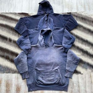 Sweat à capuche ample de luxe 100 % coton 430g délavé à l'acide pour homme avec option de logo personnalisé vierge. - Product Image 2