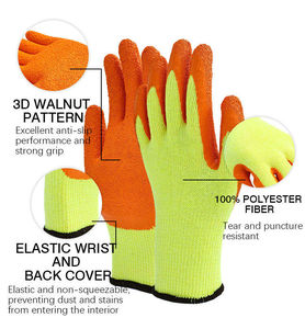 Gants à cordon de serrage pour le cyclisme et le motocross, sport d'été en plein air, personnalisables, antidérapants, compatibles écran tactile, en polyester, à doigts entiers - Product Image 5