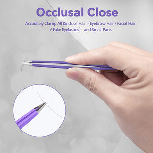 Juego de Pinzas para Manicura y Cejas MARI Instruments, Color Personalizable, Logotipo, Acero Inoxidable Alemán Duradero, Punta Suave, Estuche Portátil - Product Image 6