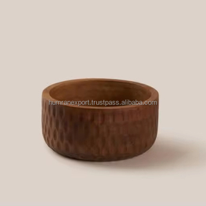 Ensaladera de madera MOQ Negociable Precio bajo mejor precio calidad premium CUENCO DE MADERA AFRICANA - Product Image 1