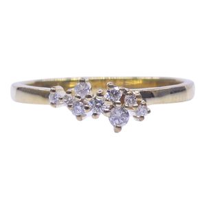 14K Gold Plated Luxury Classic Channel Setting Round Brilliant Cut Diamond Unisex <b>Engagement</b> Wedding & Anniversary Party <b>Rings</b> - Product Image 2