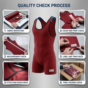 Traje de Lucha Sublimado Personalizado, Elástico en 4 Direcciones, Poliéster y Spandex, Traje Deportivo de Una Pieza para Hombre, Uniforme Deportivo Estampado al por Mayor - Product Image 4