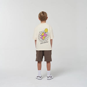 Ensemble de Vêtements d'Été 2026 pour Enfants : T-shirt 100% Coton et Short Assorti, Motif Uni, Tenue Décontractée pour Garçons - Product Image 4