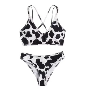 Conjunto de Bikini con Estampado de Guepardo en Tallas Grandes, Venta al Por Mayor, Traje de Baño de Dos Piezas, Suministro al Por Mayor para Mujeres, Proveedor de Fábrica OEM - Product Image 5