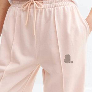 Pantalones Anchos de Mujer Color Rosa, Cintura Media, Cierre Elástico, Casuales, Color Sólido, Largos, Ajuste Holgado, Tejido Transpirable, Estilo Primavera - Product Image 5