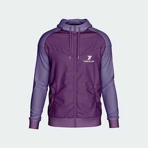 Veste de sport à séchage rapide pour homme, idéale pour l'entraînement en extérieur, la course à pied, veste de safari personnalisée, imperméable, respirante, avec fermeture éclair - Product Image 2