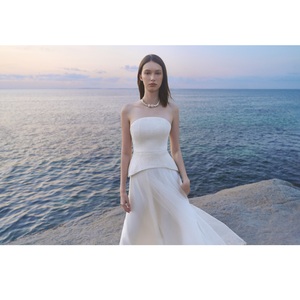 Blouse en lin de qualité supérieure pour femme, modèle BURST CORSET PEPLUM, sans manches, élégante, ODM, haute couture, blouses pour femme en provenance du Vietnam - Product Image 2