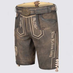 Shorts bavarois en cuir légers, respirants et amples, best-sellers pour hommes. - Product Image 4