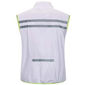 Chaleco de Seguridad con Tiras de Malla, Chaleco de Alta Visibilidad para Trabajo en Invierno, Chaleco de Seguridad Blanco - Product Image 2