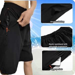 Shorts de sport pour homme, 11 pouces, avec poches zippées, séchage rapide, légers - Product Image 3