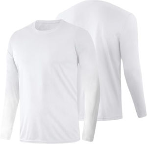2026 Wholesale <b>Men</b> Sun Protection Lightweight Quick Dry Sports Running Outdoor Blank Top Long Sleeve T <b>Shirt</b> - Product Image 5