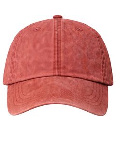 Gorra de Béisbol de Algodón Lavado Color Naranja Óxido, Lisa, Ajustable, Unisex, Deportiva, Informal, Transpirable, Cómoda, de Primera Calidad - Product Image 1