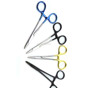 Pinza Portaagujas Quirúrgica de Precisión Mundial con Mango Dorado, Manual, Certificación CE, Acero Inoxidable, para Cirugía ORL, Plástica y Microcirugía - Product Image 6