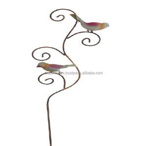 House Look Plant Stick Estaca de jardín de metal de diseñador moderno en acabado elegante con palo de metal de calidad duradera al por mayor - Product Image 5