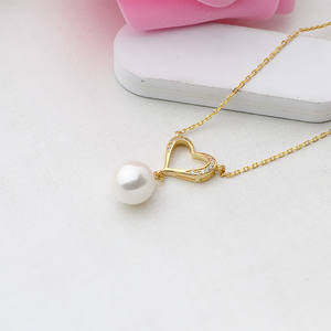 จี้เงินแท้ S925 รูปหัวใจ สำหรับทำเครื่องประดับ สร้อยคอผู้หญิง สร้อยคอประดับมุกแบบกลวง แฟชั่นจี้ห้อยคอ - Product Image 5