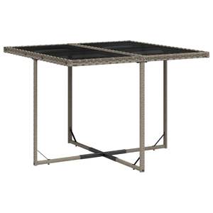 Ensemble de 8 meubles de salle à manger de patio gris - Collection élégante de meubles de salle à manger d'extérieur - Product Image 3