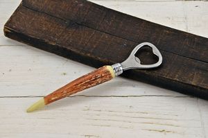Ouvre-bouteille artisanal en corne de buffle, poignée en corne de qualité supérieure, accessoire de bar pour ouvrir les bouteilles de bière, de vin et autres boissons - Product Image 2