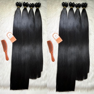 Extensions de cheveux de trame de machine de qualité supérieure fabriquées à partir de 100% paquets de prix de gros de cheveux humains vietnamiens - Product Image 2