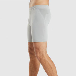 Shorts de sport OEM d'été décontractés pour l'entraînement musculaire, la course et la gym, couleur unie, respirants, séchage rapide, taille élastique - Product Image 3