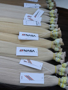 Extensiones de cabello humano vietnamita 100% más vendidas, impresionante producto de belleza Rubio a granel para mujeres - Product Image 5