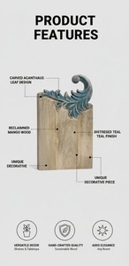 Tabla de Cortar de Madera de Acacia de Doble Tono, Forma Ovalada Larga, Detalle de Esquina Grabado, Lisa, Duradera y Segura para Alimentos - Product Image 6