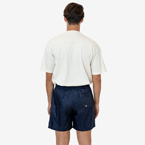 Shorts de bain pour hommes les plus vendus, taille élastique personnalisée, motif uni écologique, pour l'été - Product Image 4