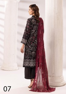 pakistani <b>suits</b> Cotton / Lawn shalwar kameez design for women high quality dress Embroidered Cotton / Lawn <b>Suits</b> - Product Image 5