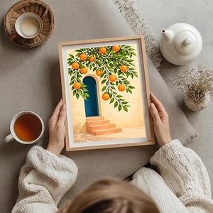 Cadre photo en bois rectangulaire vertical, impression numérique couleur, minimaliste, écologique, pour table ou mur, durable - Product Image 4
