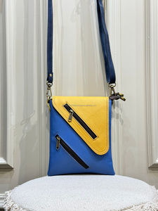 Nuevo diseñador de cuero genuino para mujer, bolso multicolor, superventas, monedero reciclado, bolso de hombro único y elegante para mujer - Product Image 3