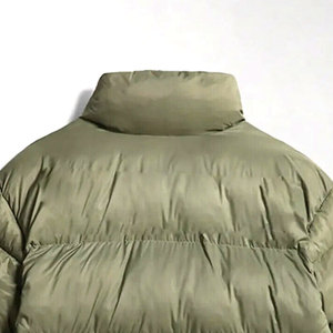 High Quality Wholesale Custom Design Stand <b>Collar</b> Bubble <b>Jacket</b> for Winter Men Long Sleeves Zipper Men Bubble <b>Jacket</b> - Product Image 5