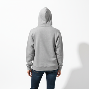 Sweat à capuche tendance de haute qualité, OEM, pull-over uni, teint, lourd, avec logo imprimé, en coton, surdimensionné, personnalisé, unisexe - Product Image 3