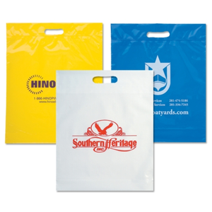 ถุงพลาสติก HDPE ย่อยสลายได้แบบ OEM พร้อมหูหิ้วแบบเสื้อกั๊ก กันน้ำ ทนทานต่อการฉีกขาด บรรจุภัณฑ์แบบกำหนดเอง ผู้ผลิต - Product Image 1