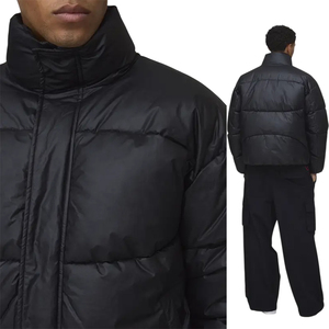เสื้อแจ็คเก็ตพัฟเฟอร์แบบมีฮู้ดสำหรับผู้ชาย หนัก กันน้ำ กันลม แบบเย็บติดกัน  ผู้ผลิตจำนวนมาก รับปักลายตามสั่ง แบรนด์ส่วนตัว - Product Image 3