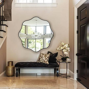 Espejo de pared estilo vintage hecho a mano con diseños únicos para bodas, mitsvá, Pascua y decoración del hogar. - Product Image 1