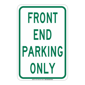 Panneau de signalisation en aluminium pour parking intérieur/extérieur Brady, 18 po H x 12 po L, pour le guidage routier - Product Image 2