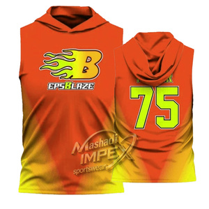 PURE Hooded <b>Compression</b> 7 on 7 Custom Flag Football Jerseys Uniforms Fully Sublimated Team 7 on 7 Jerseys Wear - Product Image 6