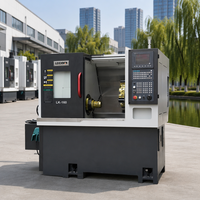 Machine de tournage CNC avec banc incliné à 30 degrés et base en fonte HT300 pour petites pièces de soupapes et barres de 45 mm