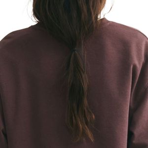 Sudadera Oversize para Mujer, Ajuste Holgado, Cuello Redondo, Manga Larga, Forro Polar Suave, Ropa Urbana Personalizada al por Mayor - Product Image 4