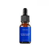 Sérum de collagène peptidique, peptides de cuivre, acide hyaluronique |   Sérum bleu raffermissant anti-rides pour le visage |   30 ml OEM/ODM Logo personnalisé